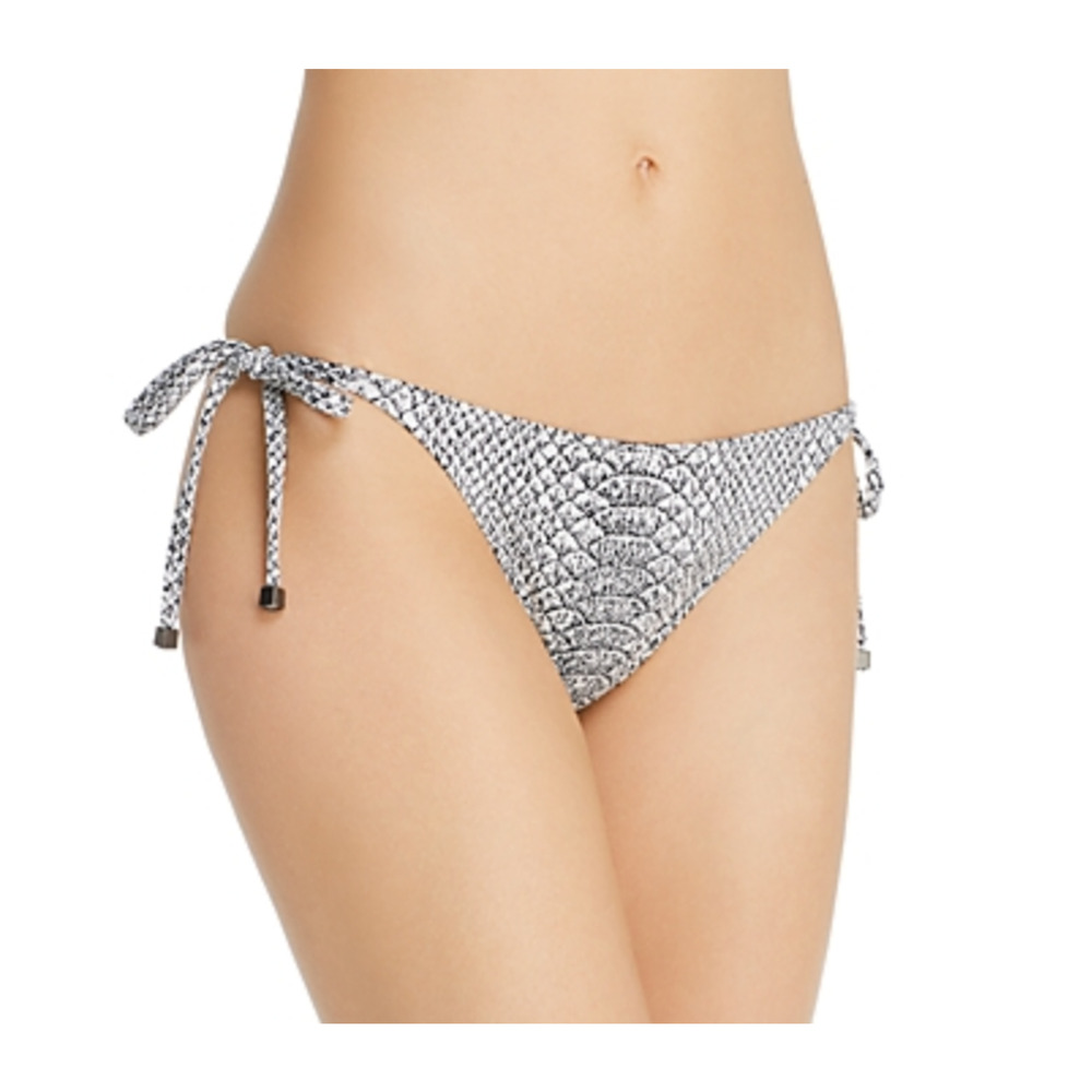 Prism Formentiera Side Tie Bikini Bottom Gray Size S